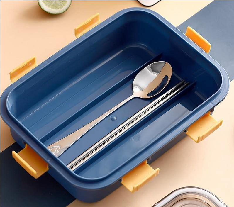 Premium Stainless Steel Bento Lunch Box – Leakproof, Heat-Preserving & Cute Design